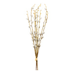 Willow catkin branches 3-fold, out of plastic     Size:...