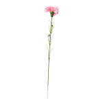 Carnation on stem out of artificial silk/ plastic,...