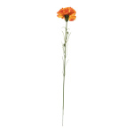 Carnation on stem out of artificial silk/ plastic,...