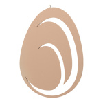 Egg with hanger out of plywood     Size: 30x22cm,...