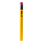 Crayon avec gomme en polystyrène, sans pointe,...