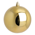 Christmas balls gold shiny 6 pcs./blister - Material:  -...