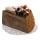 Kuchenstück Schokoladentorte, Schaumstoff     Groesse: 7x10cm    Farbe: braun     #
