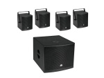 OMNITRONIC Set MOLLY-12A Subwoofer aktiv + 4x MOLLY-6 Top...