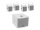 OMNITRONIC Set MOLLY-12A Subwoofer active + 4x MOLLY-6 Top 8 ohms, white