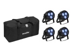 EUROLITE Set 4x LED PARty Hybrid Spot + Soft-Bag