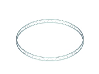 ALUTRUSS BILOCK Circle d=2m (inside) vertical, 4 pieces