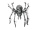 EUROPALMS Halloween Monsterspider ca. 130cm