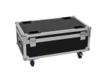 ROADINGER Flightcase 4x LED CLS-18 QCL RGB/WW with wheels