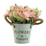 Daisy in pot out of plastic/artificial silk     Size:...