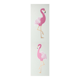 Flamingohänger aus Karton, doppelseitig farbig     Groesse: 98x22cm    Farbe: pink