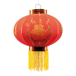 Lanterne chinoise en velours, avec glands, à...