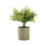 Leaves in pot out of plastic     Size: 20cm, pot:...