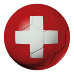 Schweiz Fußball aus Kunststoff, doppelseitig...