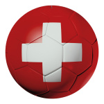 Schweiz Fußball aus Kunststoff, doppelseitig...