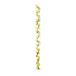 Daffodil garland out of artificial silk/plastic, to hang...
