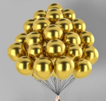 50 Luftballons gold 12 Zoll