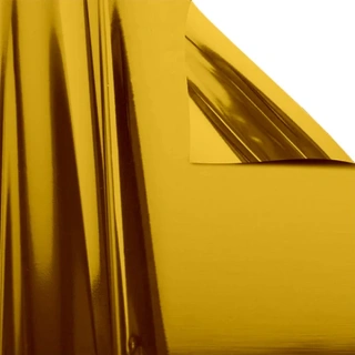 Metallic Folie schwer entflammbar 150cm x 30m Fraben: Gold