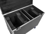 ROADINGER Flightcase 2x IP TMH-H760 with wheels