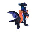 EUROPALMS Halloween Inflatable Figure Dragon, 208cm