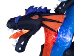 EUROPALMS Halloween Inflatable Figure Dragon, 208cm