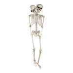 Skelett 2-köpfig, aus Kunststoff, mit Hänger...