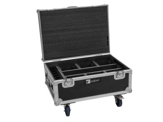 ROADINGER Flightcase 6x AKKU IP TL-3 QCL Trusslight CRMX with charging function and wheels