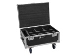 ROADINGER Flightcase 6x AKKU IP TL-3 QCL Trusslight CRMX mit Ladefunktion und Rollen