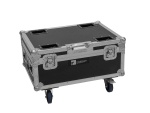 ROADINGER Flightcase 6x AKKU IP TL-3 QCL Trusslight CRMX mit Ladefunktion und Rollen