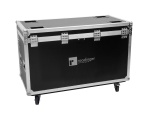 ROADINGER Flightcase 2x DMH-640 mit Rollen