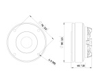 LAVOCE DF10.143 1" Compression Driver, Ferrite Magnet