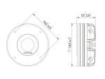 LAVOCE DN14.301T 1,4 Zoll  Kompressionstreiber, Neodym