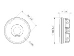 LAVOCE DN14.300TK 1,4 Zoll  Kompressionstreiber, Neodym