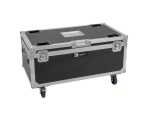 ROADINGER Flightcase 4x Multiflood IP 18x10W RGBW Wash CRMX with wheels