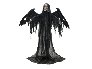 EUROPALMS Halloween Black Angel, 175x100x66cm