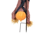 EUROPALMS Halloween Ground Stake Figure Pumpkin Man Handstand, animated, 153cm