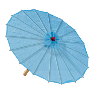 Schirm aus Nylon/Bambus, für Innen- & Außenbereich     Groesse: Ø 56cm    Farbe: blau