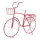 Fahrrad 5-teilig, aus Metall     Groesse: 113x42x85cm    Farbe: fuchsia