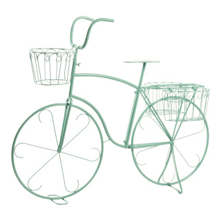 Fahrrad 5-teilig, aus Metall     Groesse: 113x42x85cm    Farbe: mint