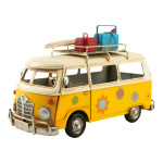 Bus aus Blech, mit Stranddeko     Groesse: 28x19x14cm...