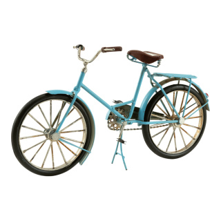 Fahrrad aus Blech     Groesse: 29x18x10cm    Farbe: hellblau