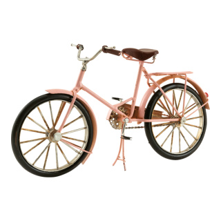 Fahrrad aus Blech     Groesse: 29x18x10cm    Farbe: pink