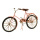 Fahrrad aus Blech     Groesse: 29x18x10cm    Farbe: pink