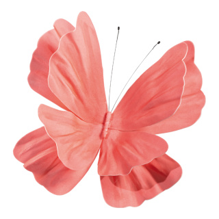 Schmetterling aus Schaumstoff, biegsam     Groesse: 30cm    Farbe: pink