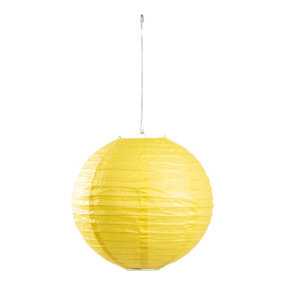 Lampion aus Papier, zum Hängen     Groesse: Ø 30cm    Farbe: gelb