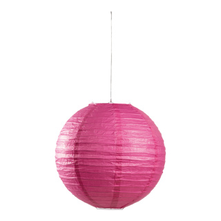 Lampion aus Papier, zum Hängen     Groesse: Ø 30cm    Farbe: pink