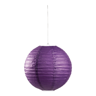 Lampion aus Papier, zum Hängen     Groesse: Ø 30cm    Farbe: violett