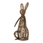 Hase aus Holzzweigen, stehend     Groesse: 56x24x19cm...