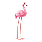 Flamingo aus Styropor, mit Federn beklebt     Groesse:...