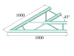 ALUTRUSS BILOCK E-GL22 C19-H 2-Wege-Ecke 45°